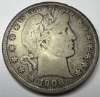 1908-O 50C Barber Half Dollar I66