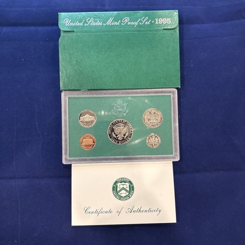 1995-S US Mint Proof Set 5 Coin Set OGP Original Government Packaging A3 - Bild 7 von 8