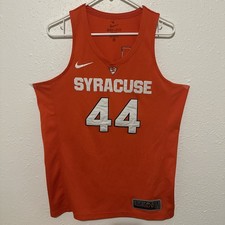 Orange Nike Dri Fit Elite Series Syracuse Orange Road Basketball Jersey