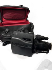 Magnavox VHS Camcorder with Charger and Case Vintage