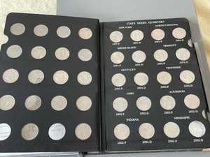 HE Harris Coin Album Denver Philadelphia Quarters 1999-2008 Partial