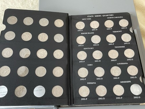 HE Harris Coin Album Denver Philadelphia Quarters 1999-2008 Partial