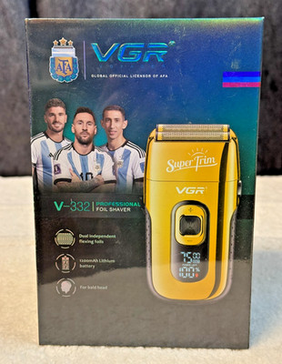 VGR V-332 Professional Foil Shaver Rechargeable USB Bald Head Trimmer New