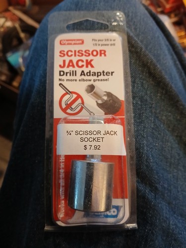 CAMCO Olympian Scissor Jack Drill Adapter 57363. Fits all 3/4 Hex Drive Jacks. - Picture 1 of 1