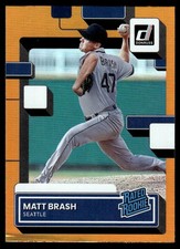 Matt Brash 2022 Donruss #77 Seattle Mariners MLB READ FREE SHIPPING AutographDen