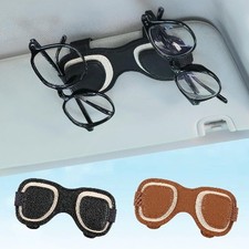 Sunglass Clips for Car Visor, Magnetic Sunglass Holder for Car, C Color: Black