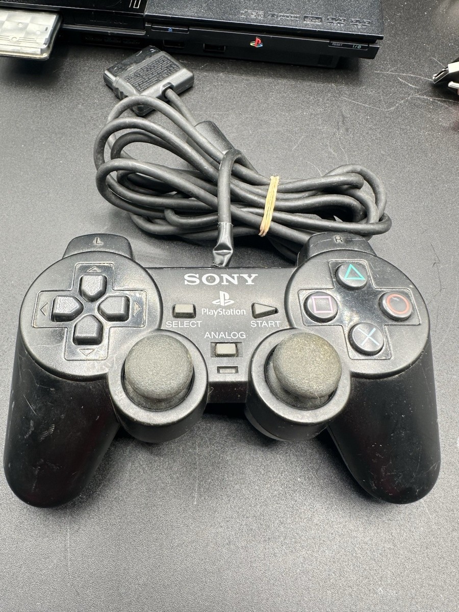 Sony PlayStation 2 Slim Black Bundle SCPH-90000 NTSC-J Region