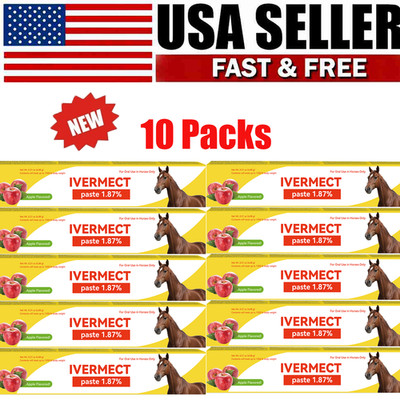 10 Packs in Box Paste Horse Dewormer Apple Flavor Wormer Autumn promotion