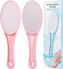 2 Pack Nano Glass Foot File Callus Remover, Hard and Dead Skin Remover for Feet