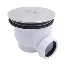 Shower Tray Waste Drain Trap Side Drain Low Profiles Shower Drain Easy Use