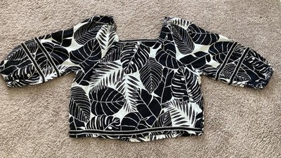 Cynthia Rowley Floral Linen Blouse - Size M