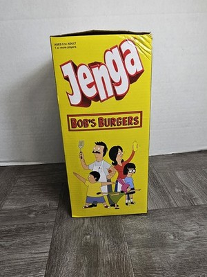 USAopoly Jenga Bob's Burgers Edition Game Beat Jimmy Pesto's Bosses Score 2017