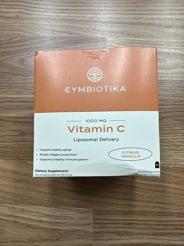 Cymbiotika Liposomal Vitamin C - Citrus Vanilla - 1000mg per serving