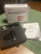 Tera HW0010 Wireless 1D/2D Ring Mini Wearable Finger Barcode Scanner Bluetooth