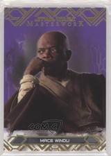 2017 Topps Star Wars Masterwork Purple 37/50 Mace Windu #3 1j8