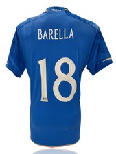 NICOLO BARELLA SIGNED 2022/24 ITALY HOME SHIRT BARELLA 18 (ACG CERT AG17603)