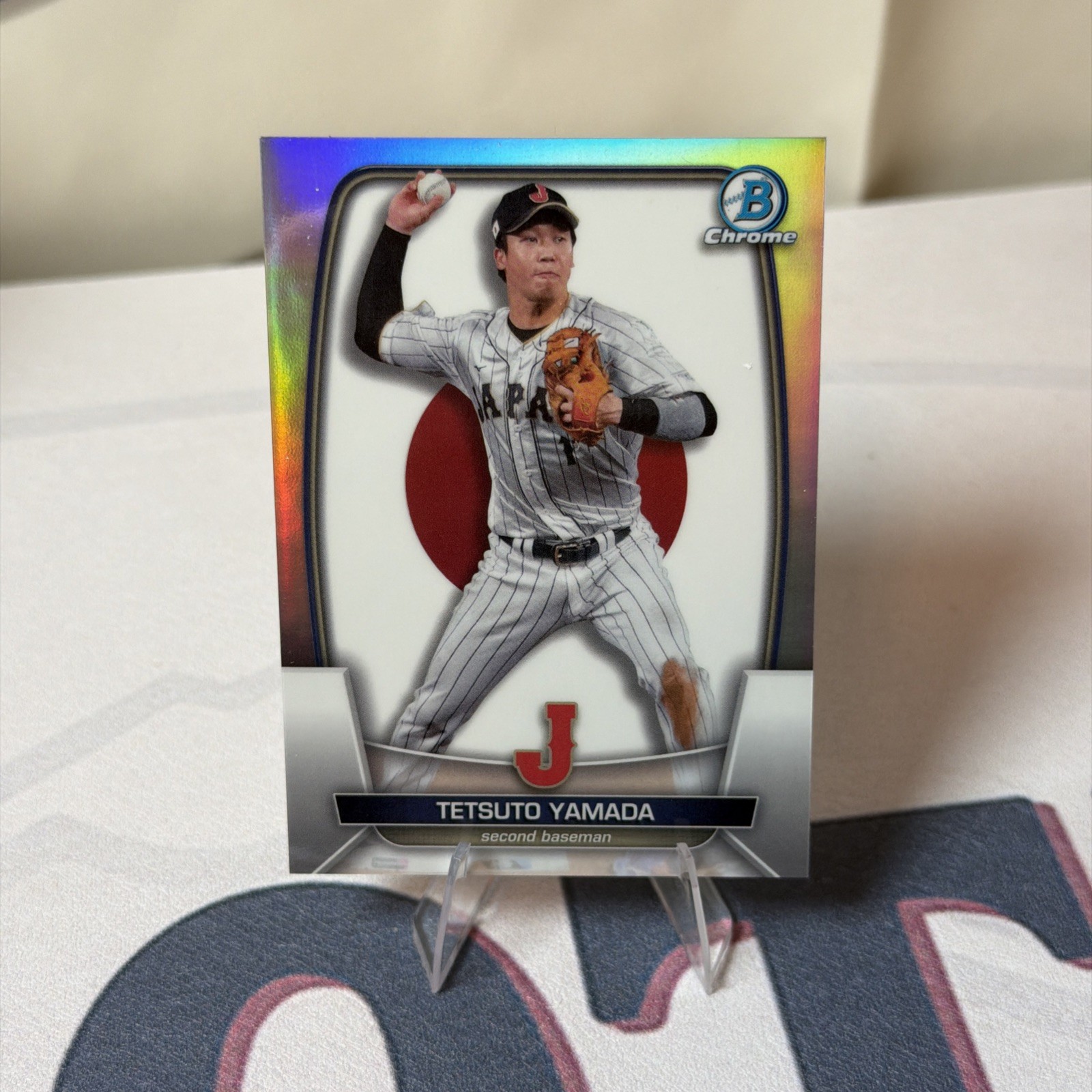 2023 Bowman Chrome WBC Flag Refractor Tetsuto Yamada #330/499 Japan