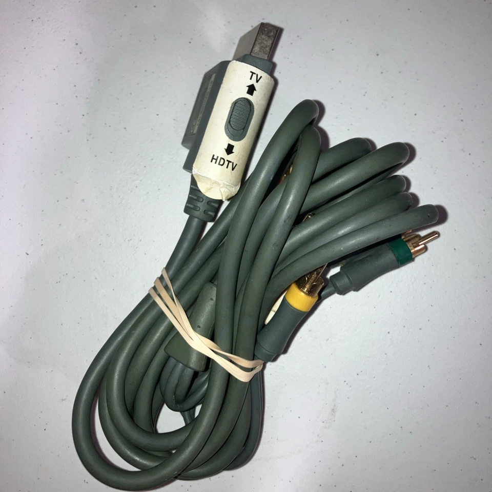 HDTV AV Component Cable Cord for Xbox 360 - TESTED - Изображение 2 из 4