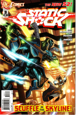 Static Shock #3 New 52 BRAND NEW 2011 DC Milestone BX2