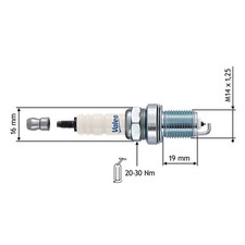 VALEO Zündkerze Zuendkerze Spark Plug 246898
