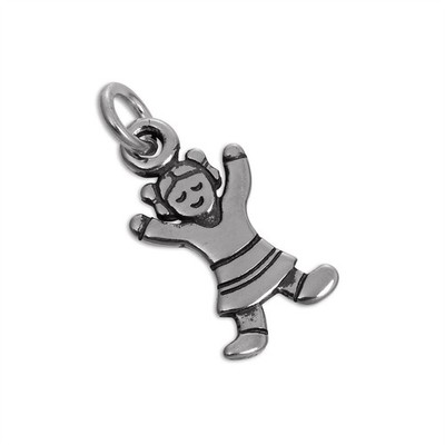 Sterling Silber Lebkuchen Mädchen Charm