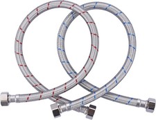 36 Inch Length Faucet Hose 1/2  to 1/2  , Braided Stainless Steel cUPC Supply ...
