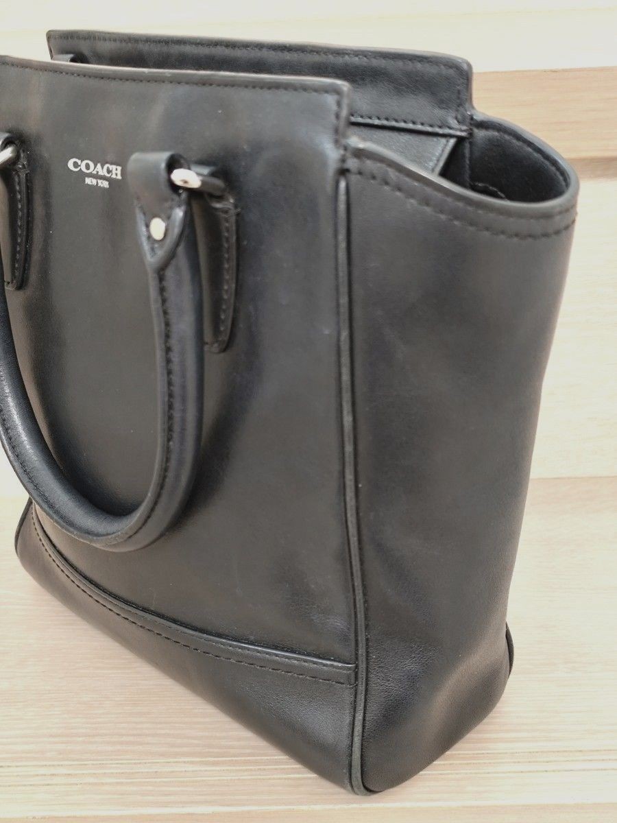 COACH Mini Bag Handbag Black Leather 11a thumbnail 2