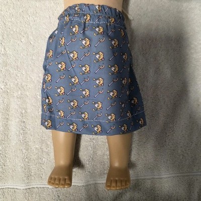 Sailor Moon Print 18'' Home-Made Doll Clothes fits American Girl Skirt New