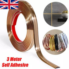 3m Plastic Edging Trim Self Adhesive Waterproof Tile Trim Wall Trim for Floor