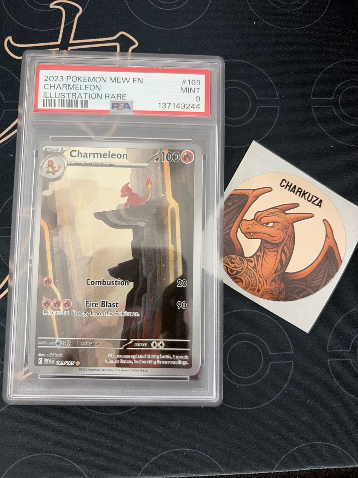 Pokémon TCG Charmeleon Scarlet Violet-151 Illustration Rare Card 169/165