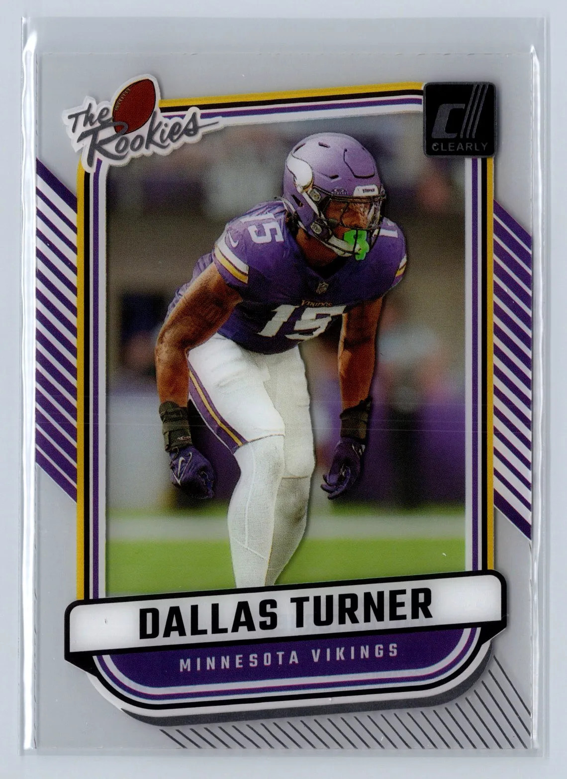 Dallas Turner Panini Clearly Donruss Clearly the Rookies #14 Base