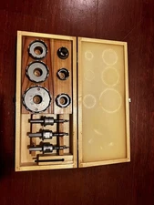 Carbide Tip Hole Cutter: Westward (6Exn7a), 10 piece kit