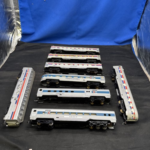 Lot Of 8 Amtrak Ho Scale Passenger Cars