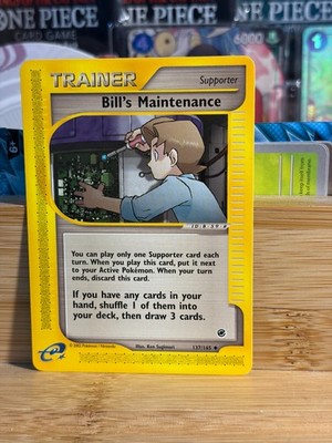 BILL'S MAINTENANCE  137/165 Expedition Base Set Regular Pokemon TCG LP