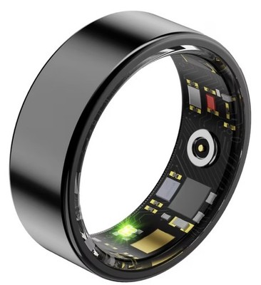 Smart Ring Health Tracker, IP68 Waterproof Monitor for Heart Rate & Fitness