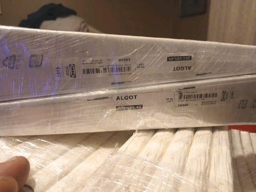 IKEA ALGOT Steel Shelf Bracket (15in) (202.185.45) 15” White New - Picture 15 of 18