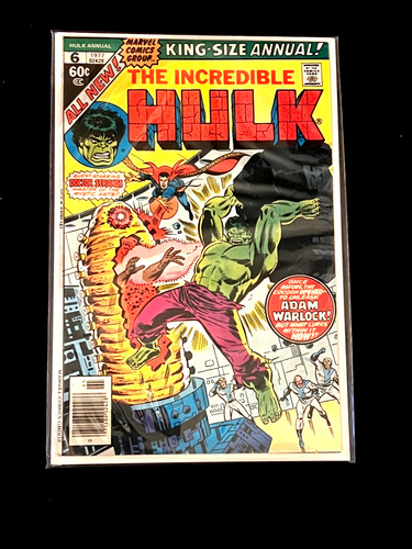 The Incredible Hulk #6 1977 ADAM WARLOCK NEWSTAND EDITION  MINT CONDITION