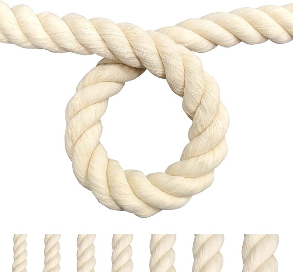 Foser Baumwollseil, Makramee Garn, Baumwollkordel FüR Diy Handwerk, Dekorative-image