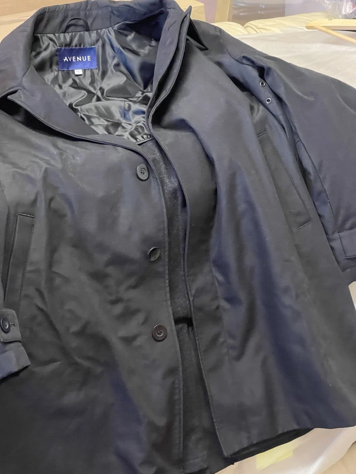 AVENUE-Casaco de ervilha de inverno forrado térmico-MASCULINO - Tamanho-Reino Unido-(48”-GRANDE)-EUR-58”-EU.S-48” - Imagem 3 de 4