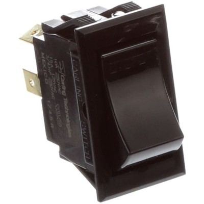 2PC CARLING TECHNOLOGIES TIGK51-6S-BL-NBL Switch, Rocker, Tippette, DP, On-None
