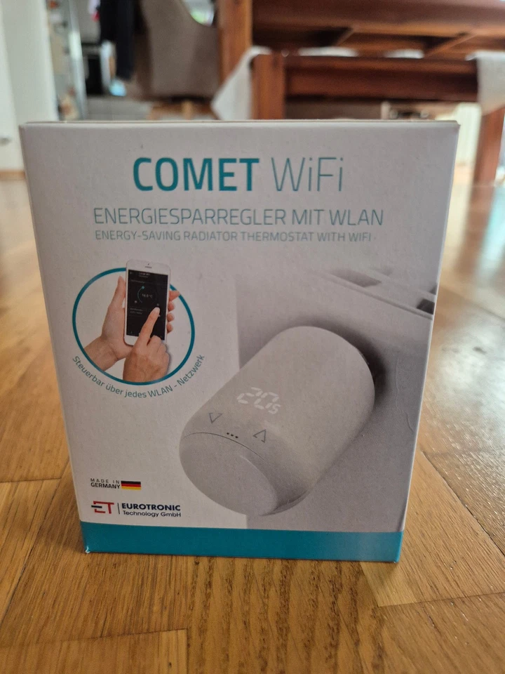 Eurotronic Comet WiFi Funk-Heizkörperthermostat - Weiß NEU