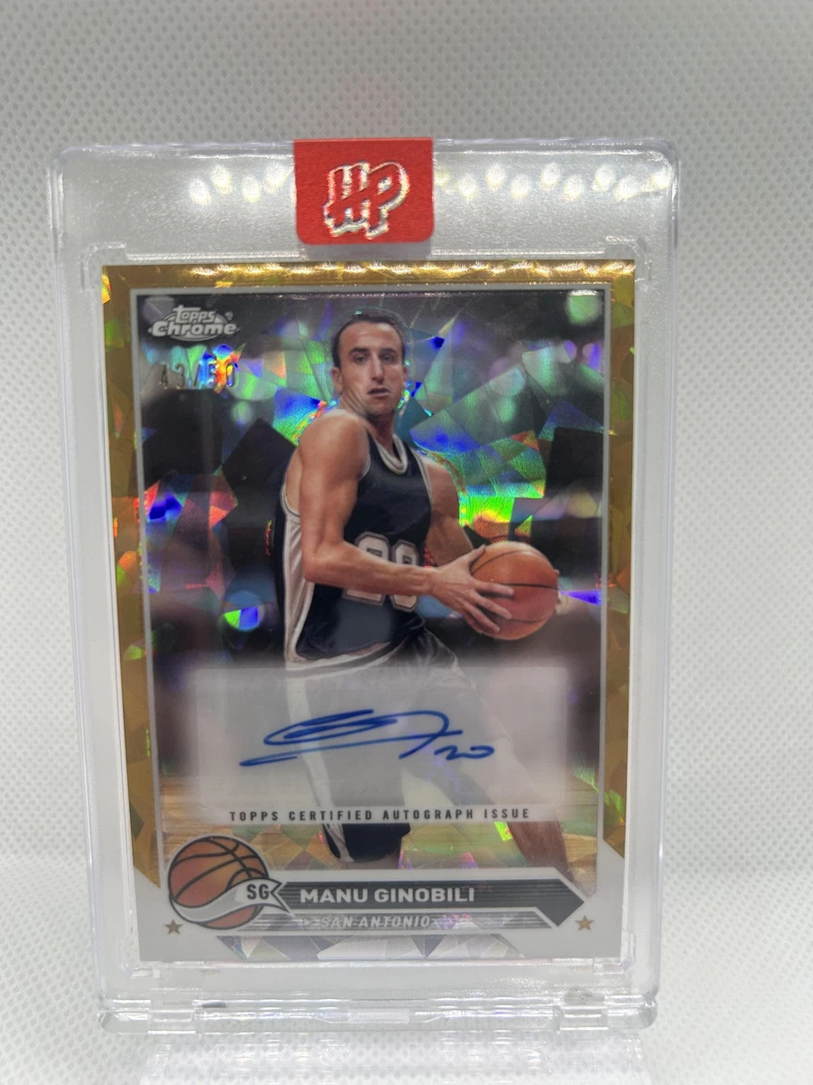 Manu Ginobili Basketball Autographed Sports Trading Cards