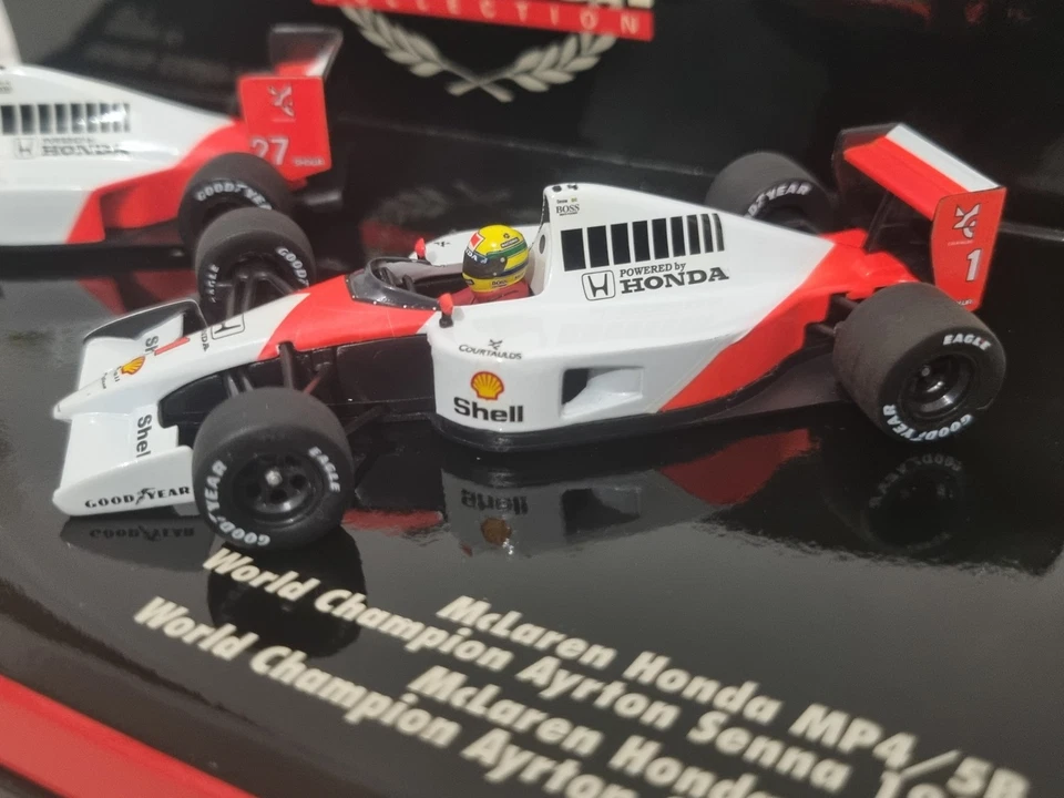 Minichamps - World champion set Mac Laren Honda, Ayrton Senna, édition limitée - Photo 3/4