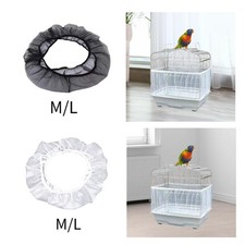 Bird Cage Mesh Cover Parrot Cage Guard Universal Elastic Soft Pet Bird Net Cover