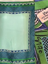 Vintage Vera Silk Blend Scarf 22 In Sq Good Condition