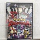 Pokemon Colosseum Nintendo GameCube Complete CIB Black Label Tested & Works 2004