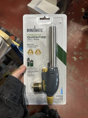 Bernzomatic QuickFire Firestarter Propane Torch NEW FREE SHIP