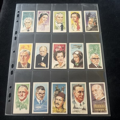 Vintage Brooke Bond Tea Card Collection-Famous People
