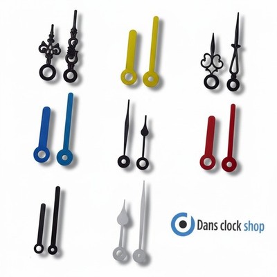 UTS Quartz Press Fit Plastic Shaft Clock Hands For German Movement Mechanism