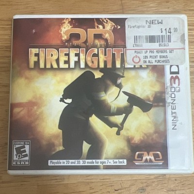 Zordix Real Heroes: Firefighter 3D Nintendo 3DS NTSC-U/C E10+ Manual Included